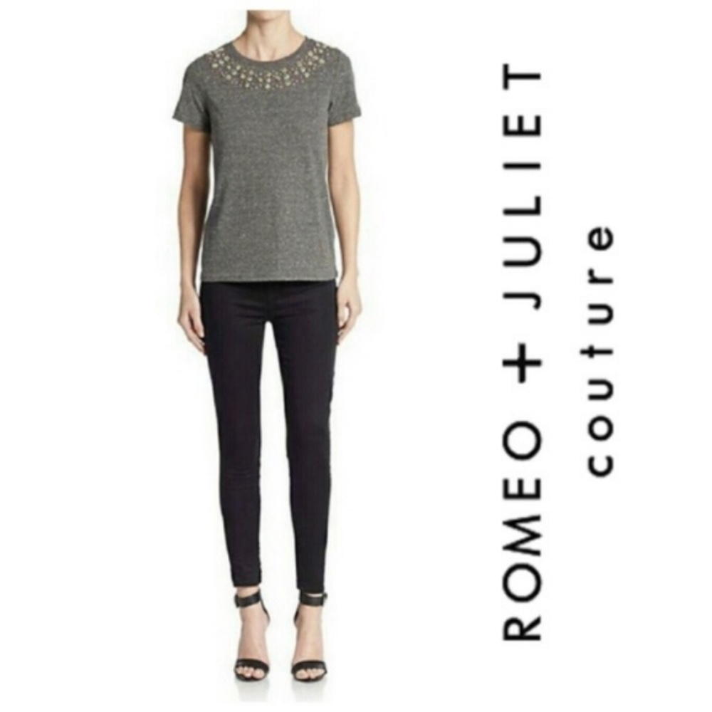Romeo + Juliet Couture Skinny Fit Black Pa…